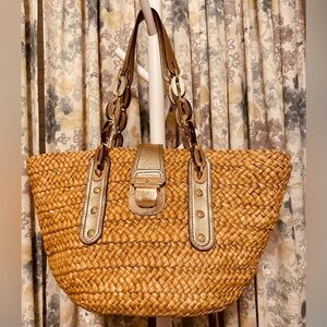 Michael Kors Large Straw Bag